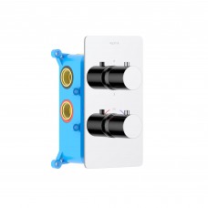 Смеситель для ванны AQUATEK Европа AQ1393CR термостатический встраиваемый хром Смеситель для ванны AQUATEK Европа AQ1393CR термостатический встраиваемый хром